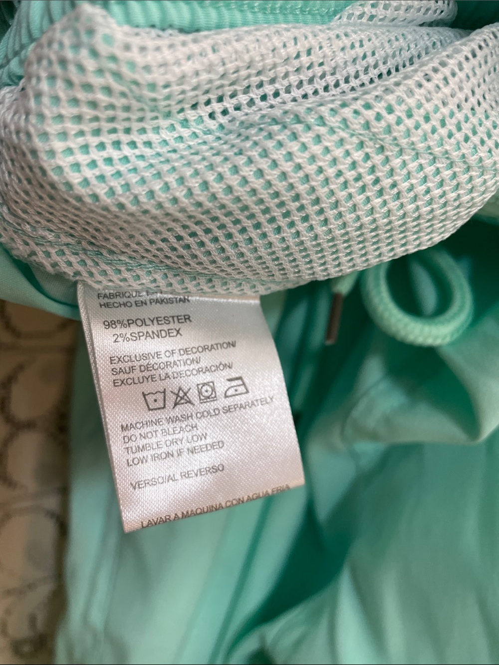 Old Navy Green Flip Flop Sandals with Yellow Pineapple Print/Ocean Breeze Shorts - Picture 3 of 9